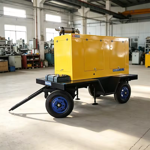 Trailer Mounted Diesel Generator 100KW Integrated Design Seismic Proof Reliable Starting for Arctic Cold Storage Facility