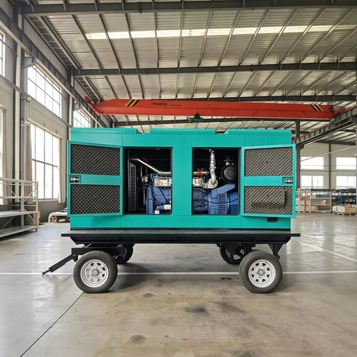 Trailer Mounted Silent Diesel Generator Set Strong Adaptability for Complex Outdoor Construction Scenarios