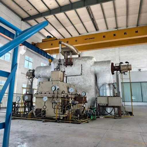 Brand 9MW Waste Heat Recovery Cement Kiln Steam Turbine Generator Unit 10500V Output Low Maintenance Cost 1 Year Warranty