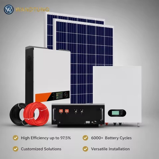 30KWH 20KWH Off Grid Solar System Energy Storage Cabinet Hybrid Inverter Lithium Battery Solar Panel Kit