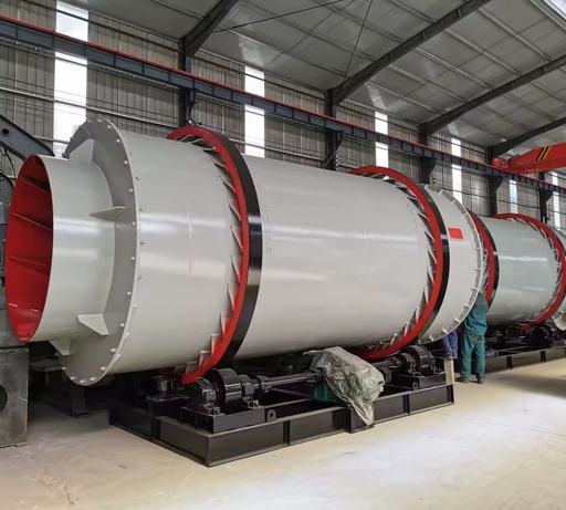 Save Energy Biomass Rotary Drum Dryer Machine Wood Chip Bagasse Sawdust Gear Engine High Efficiency Large Capacity Low Cost