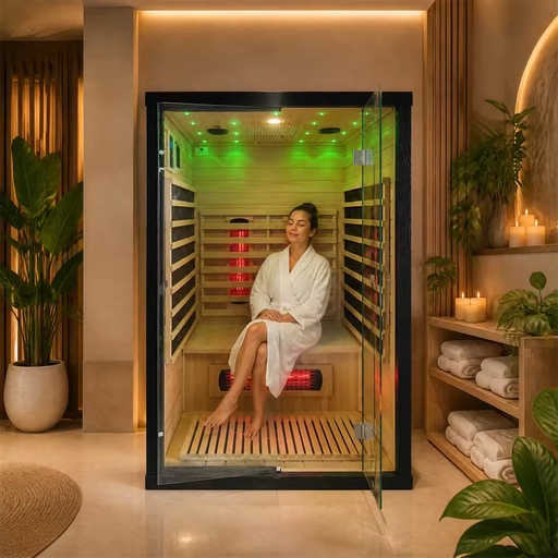 Factory Traditional Dry Wellness Spa Home Full Spectrum Sauna Room Indoor for Sale