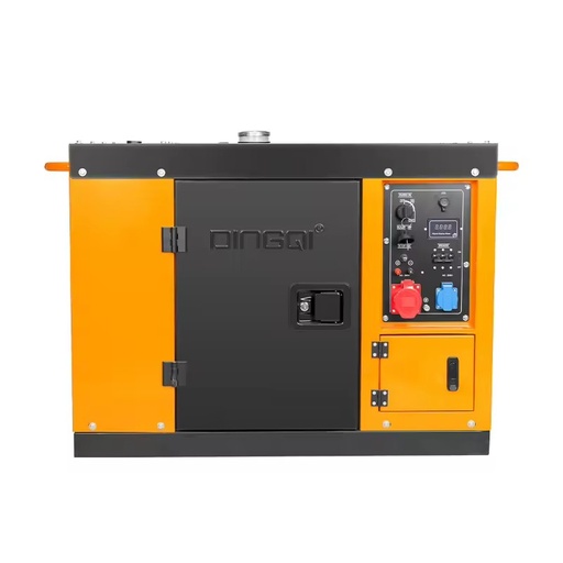DingQi High Quality 380V 8000W Silent Diesel Generator With Copper Wire Motor