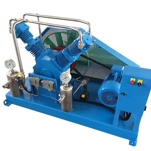 Completely Oil-free Lubrication for Saving Millions of Running Costs He Helium Piston Compressor Energy Saving Equipment