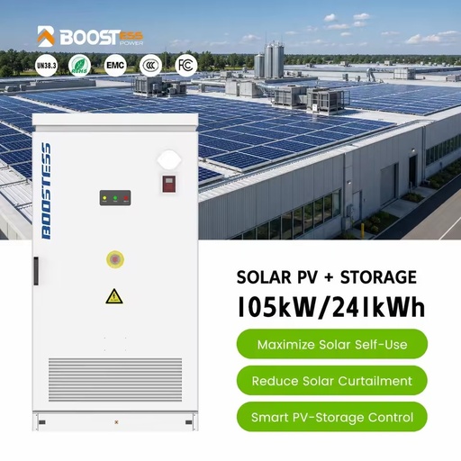 Containerized Energy Storage System 105kw Solar Energy Storage Hybrid Lithium Battery Solar Power System 241kwh Ess