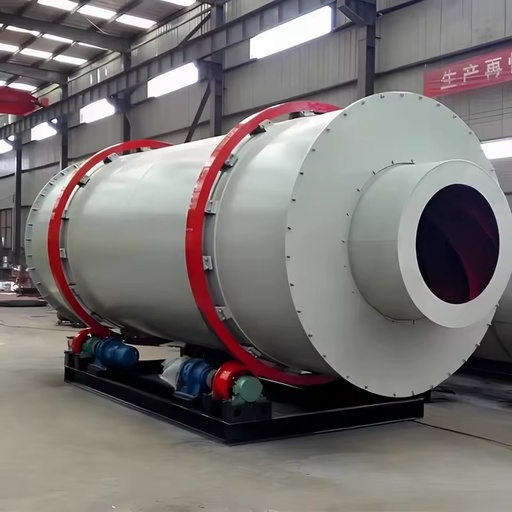 Energy Saving Three Return Cylinder Dryer Dries Slag Clay Coal Gangue Fly Ash Wood Chaff Compact Design Low Investment