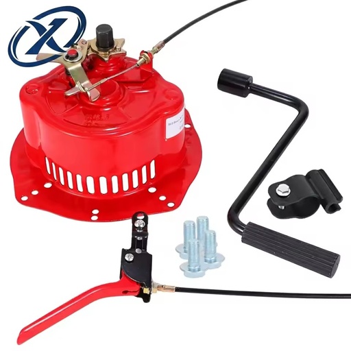 Diesel Hand Crank Starter for 168F 170F Engine Mechanical Spring Start Iron Shell Easy No-Pull Retrofit for L48 L70 Diesel Motor