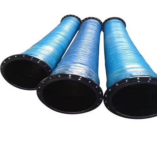 Large Diameter Wear-Resistant Flexible Marine Dredging Rubber Water Suction Slurry Hose Custom Cutting Processing Available