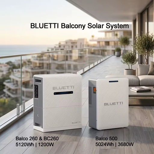 Multi-Layer Modular Balcony Solar Battery 1.2kW to 15.36kWh Energy Storage System for Large Family Residences