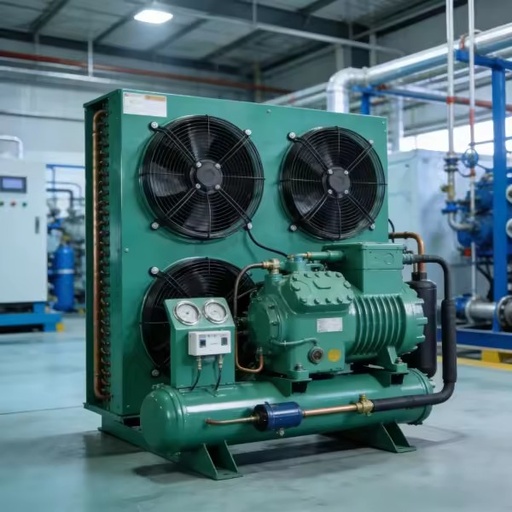 Open Type Air-Cooled Condensing Unit with Reciprocating Compressor
