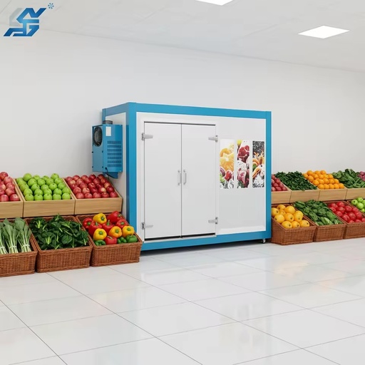 Commercial Cold Room Refrigeration Warehouse for Seafood, Meat, Vegetables