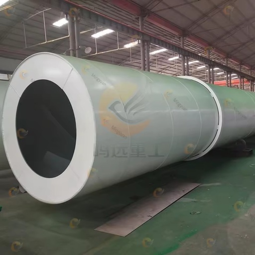Straight Long Barrel Industrial Rotary Dryer for Mineral Powder Agriculture