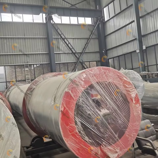 Straight Long Barrel Industrial Desulfurized Gypsum Rotary Dryer for Straw
