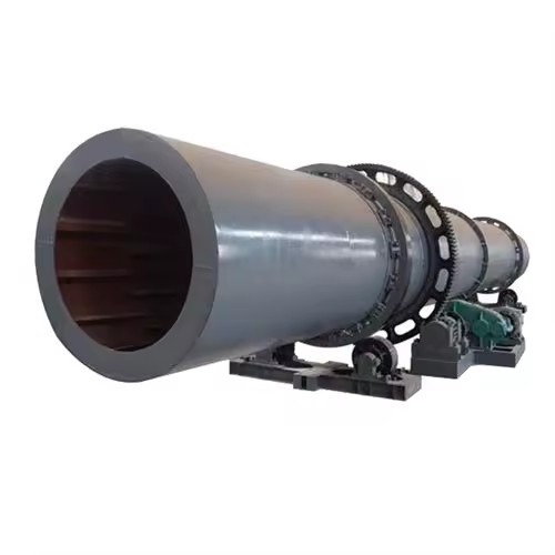 Industrial Rotary Drum Dryer Stainless Steel Energy Saving Continuous Drying Machine 380V for Sand Sludge Ore Slag Mining