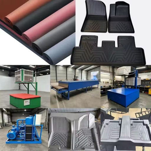 TPE Car Floor Mat Vacuum Forming Machine | High Productivity 3D/5D Auto Mat Molding Equipment Pump Bearing 200-300kg/h Output