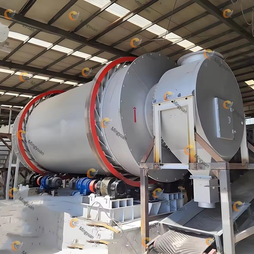 Energy Saving Industrial Three Cylinder Rotary Dryer for River Sand