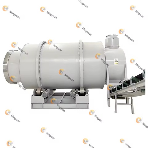 Energy Saving Durable Three Passage Rotary Dryer for Silica Sand