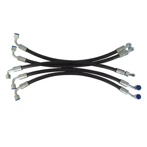 Customizable High-pressure Hydraulic Excavator Oil Pipe Fittings Rubber Hose Assembly With Steel Wire Wrap Oem Supported