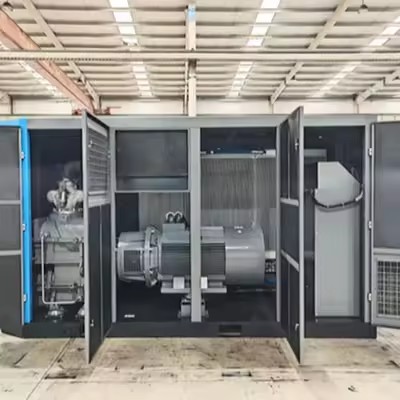 Energy-saving 110KW Two-stage Industrial Dryer Compressor 150HP Industrial Rotary Screw air Compressor 500 l air Compressor
