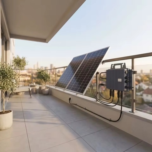 Mini Balcony Solar Power System 400W 800W with Micro Inverter and Battery Storage Plug in Solar Generator for Apartment Home Use