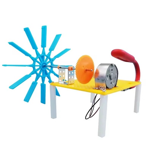 DIY Water Wheel Generator Kit for Kids STEM Science Experiment Toy Gear Transmission Electricity Power Study Gift Set