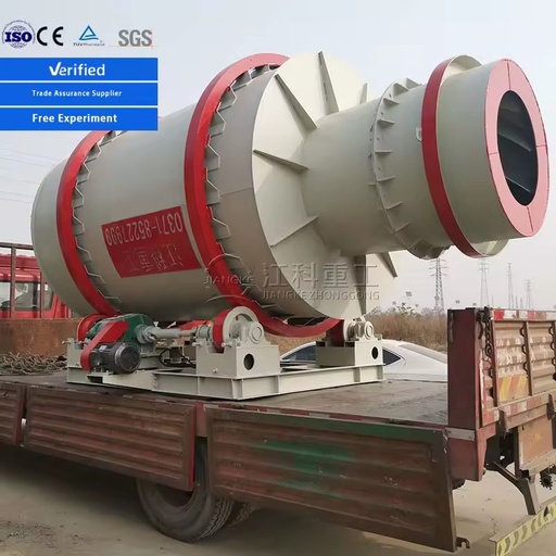 Dust Free Triple Pass Rotary Dryer CE Certified Environmentally Friendly Sand Mineral Dry Unit