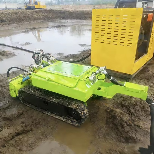 Remote Control Dredging Robot For Underground Pipe Cleaning