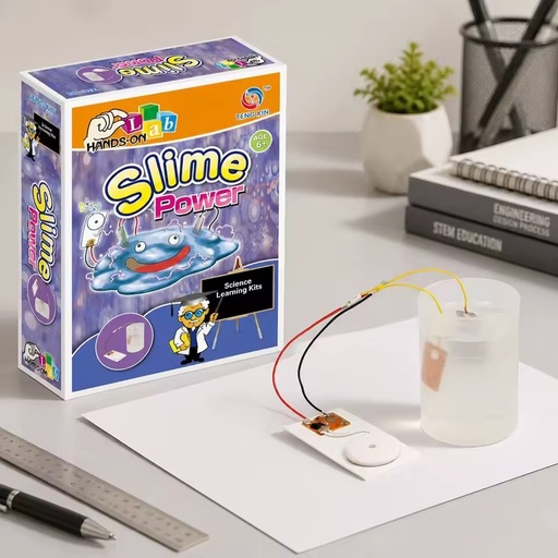 Slime Power Science Kit Bio Battery Experiment Kids Stem Educational Chemistry Toy Electricity Generation Gift Set