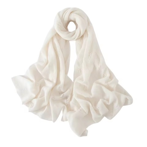 100% Cashmere Knitted Women's Autumn and Winter Scarf for Warmth