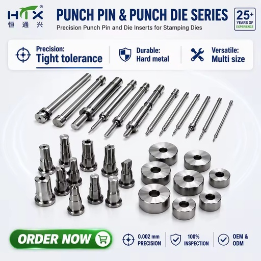 Custom Punch Pin and Die Set for Sheet Metal Stamping Mold Precision Grinding OEM Supplier Manufacturer Piercing Mold Parts Set