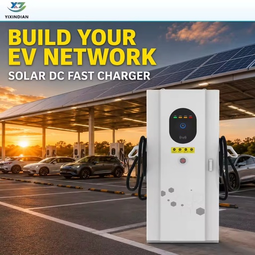 Off-grid DC EV Floor-mounted Charging Station for Commercial Use 60kW 120kW 180kW GBT CCS Outdoor Charging Solar Panel