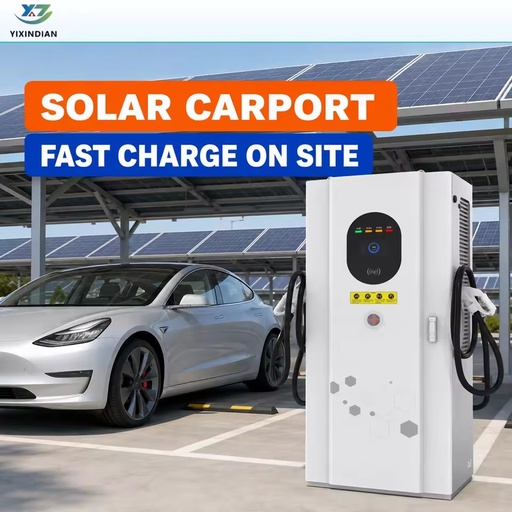 Solar EV Charger 60kW 120kW 160kW 180kW Smart Ev Charging Stations High Power Floor-Mounted APP Control Double Guns
