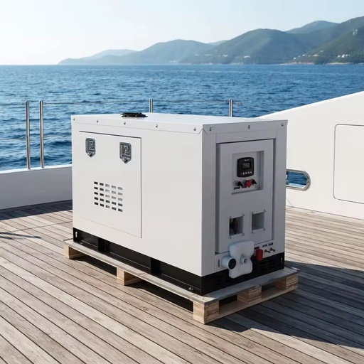 Small Size Seawater Cooling Silent Marine Diesel Generator Set 6KW to 60KW Continuous Work Genset for Boat Yacht