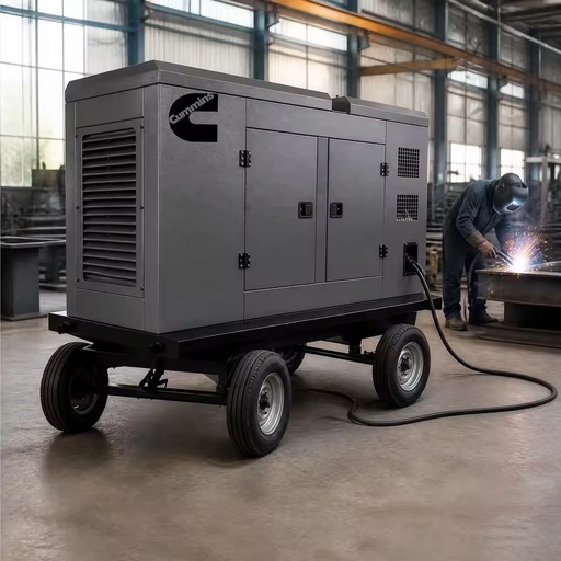 Welding Diesel Generator Cum-mins 40KW 30KW Super Silent Trailer Type 300A 500A 800A Diesel Generator Set Low Noise for Sale