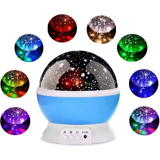 Christmas Starry Rotating Galaxy Projector Soft Warm LED Light Moon Projection for Baby Nursery Kids Bedroom Home Table Decor