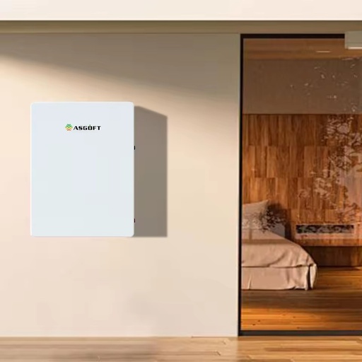 5kWh 10kWh LiFePO4 Solar Home Energy Storage Battery 5-12kW CAN Communication 5-Year Warranty IP20 Wall-Mounted Lifepo4 Battery