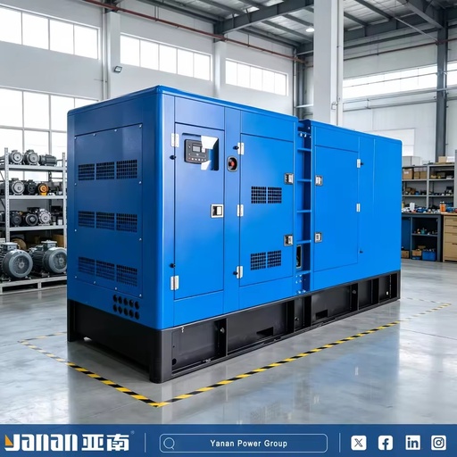 Silent Type Yuchai 225Kva-325Kva Diesel Generator 50Hz 60Hz 400/230V Industrial Power Generation Equipment Price Mining
