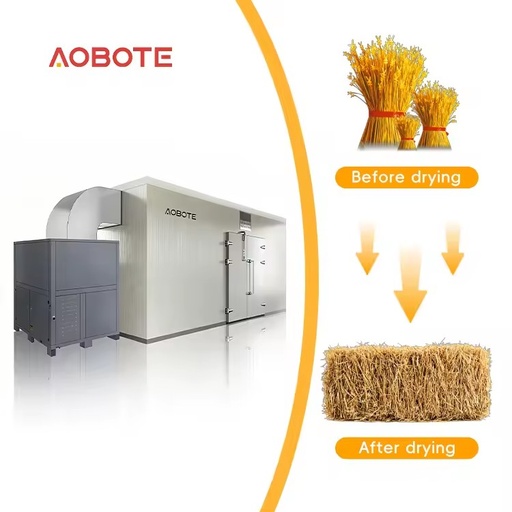 High Output Large Chicken Manure Heat Pump Dryer Industrial Straw Ore Waste Drying Equipment