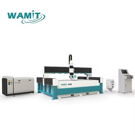 Industrial CNC Waterjet Cutter 60k PSI High Pressure Waterjet Machine for Stainless Steel Aluminum Carbon Fiber