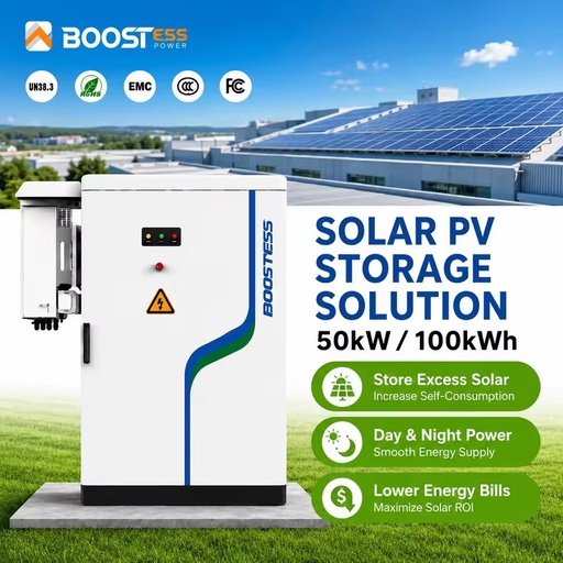 50kw Solar System Lithium Battery 100kwh All In One Energy Storage Cabinet Container Bess Solar Industrial And Commercial System