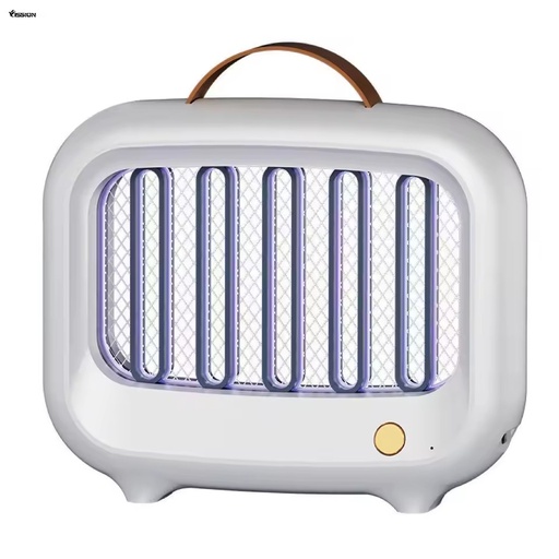 New Generation Portable Indoor LED Mosquito Lamp Suction for Fly Trap Electric/Battery-Powered ABS+PS Bug Zapper for Bedroom