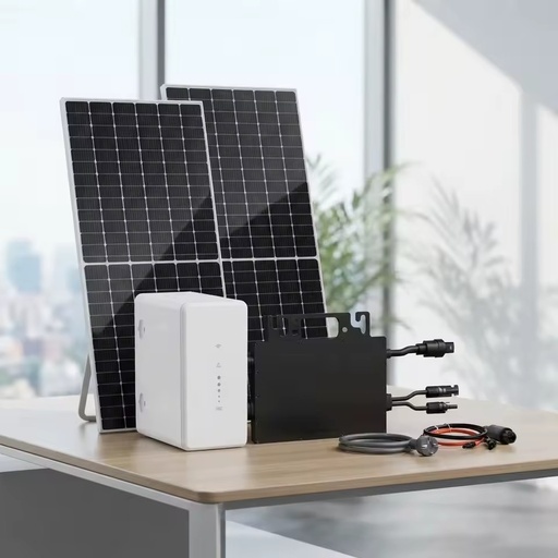 Mini 1000W Monocrystalline Silicon Solar Power System for Balcony with Inverter Battery Storage Plug and Play Installation