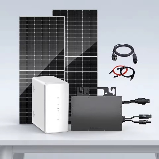 Mini Solar Power System for Balcony 800W 1000W Solar Panel Kit With Battery Storage Plug and Play Solar System