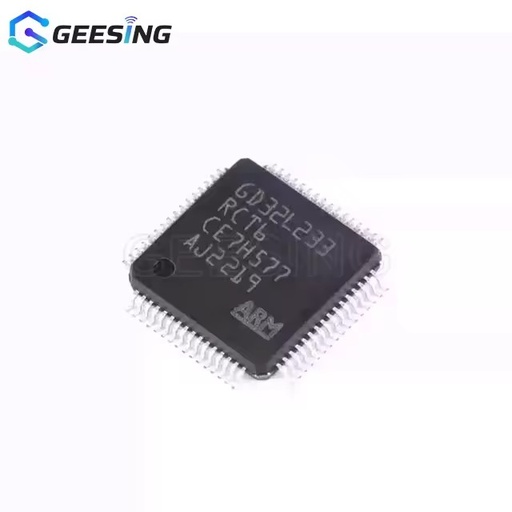 Geesing Ultra-Low-Power ARM Cortex-M23 32-bit MCU 64MHz 256KB Flash LQFP-64 with LCD Driver 0.4μA Standby GD32L233RCT6