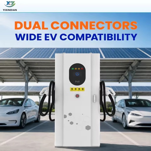 Smart Fast DC Ev Charger All-in-One Solar Panel Storage Off-Grid Ev Charging Stations 60kW 120kW 160kW Power Bank LCD
