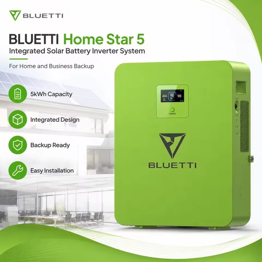 5kWh All in One Home Solar Generator System for Refrigerator TV Lighting Fan and Router PAY AS YOU GO Support