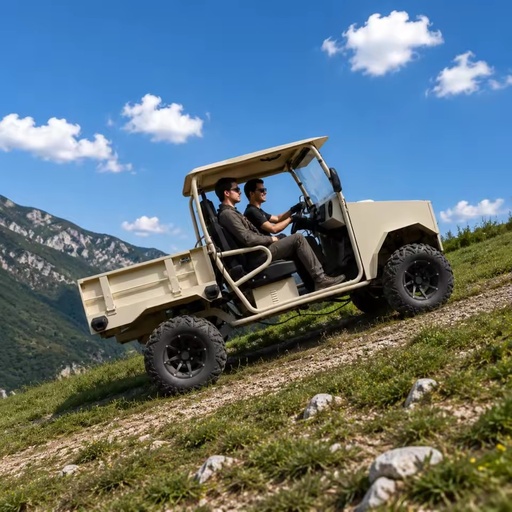 RWD-EUTV 2WD/4WD Switchable Dual Motor Electric UTV Heavy Duty Farm Orchard Off Road Side by Side Utility Vehicle