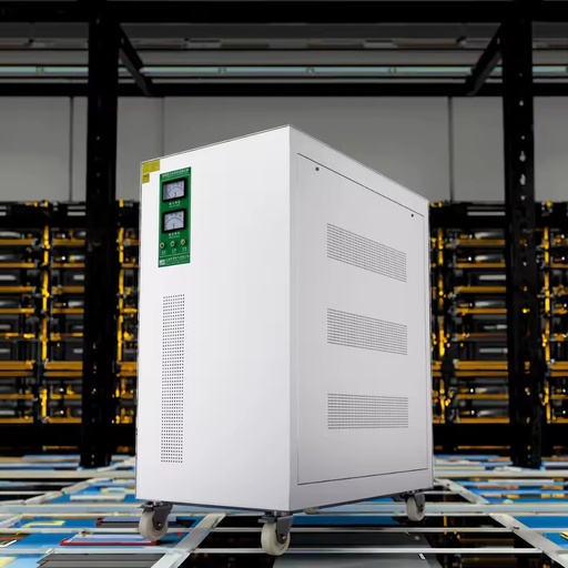 High Performance 50kVA Three Phase Servo Voltage Stabilizer (AVR) TNS Model with Digital Display for Assembly Workshop SVC