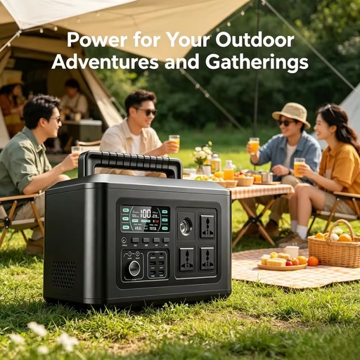 Slash Outage 2010Wh 1200W Solar Generator, 10k Cycles LFP. 1200W Fast AC Recharge. 3*AC Ports. Professional Home Backup.