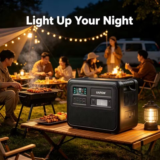 Massive 4kWh Power Hub 4020Wh 1200W, 10k Cycles. Fast 1200W AC Input. Reliable Off-grid Solar Generator for RV & Farm.